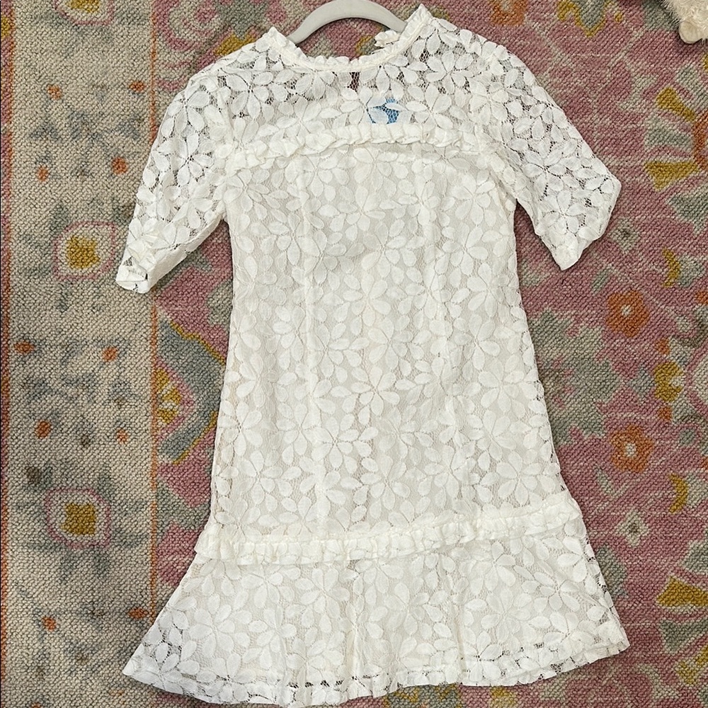 White Lace Womens Dress